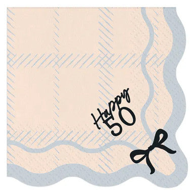 "Happy 50" Napkins 12pk