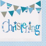 Blue Bunting Napkins