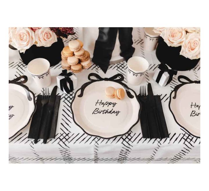 Cream & Black