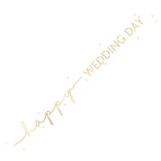 Happy Wedding Day Banner