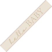 Hello Baby Banner - Neutral
