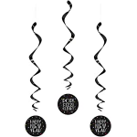 New Year Decorations 3pk