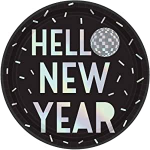 Hello New Year Plates 8pk