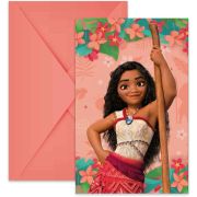 Moana Invites 6pk