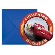 Cars Invites 6pk
