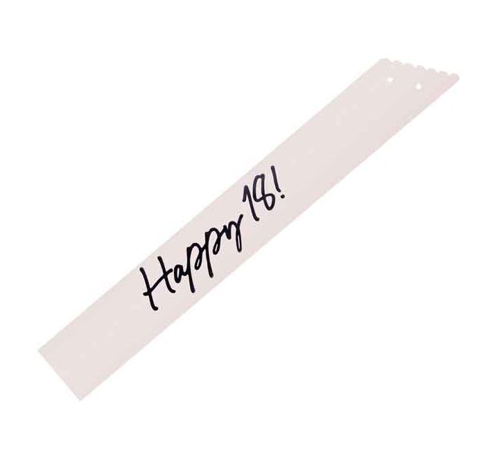 "Happy 18" Sash