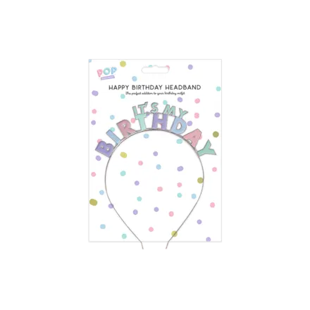 Pastel Birthday Headband