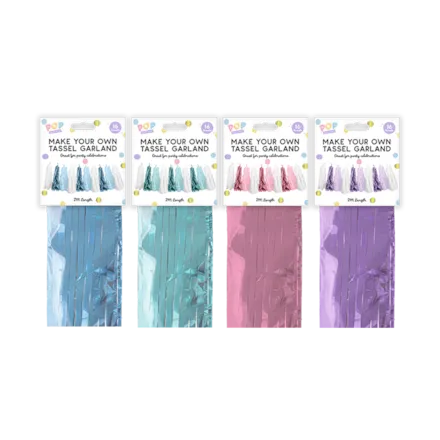 Pastel Tassel Garland