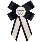 "Happy 60" Rosette