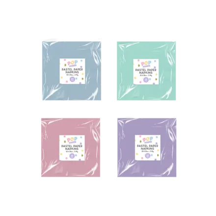 Pastel Napkins 30pk