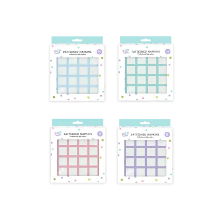 Pastel Napkins 16pk