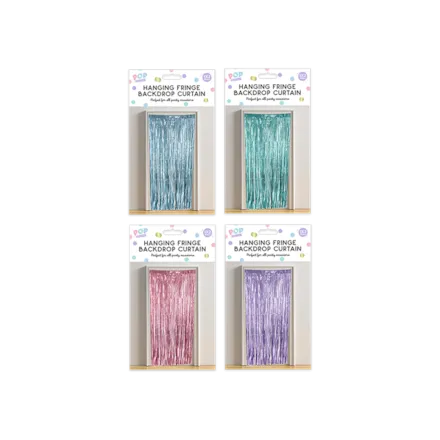 Pastel Foil Curtain 1m X 2m