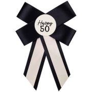 "Happy 50" Rosette