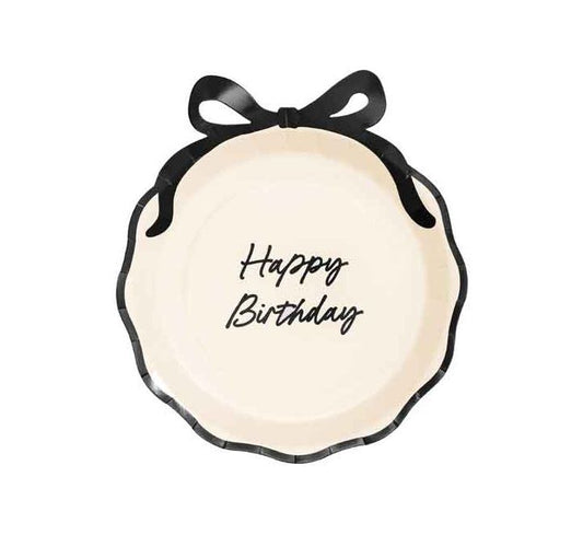 Bows Paper Plates 6pk