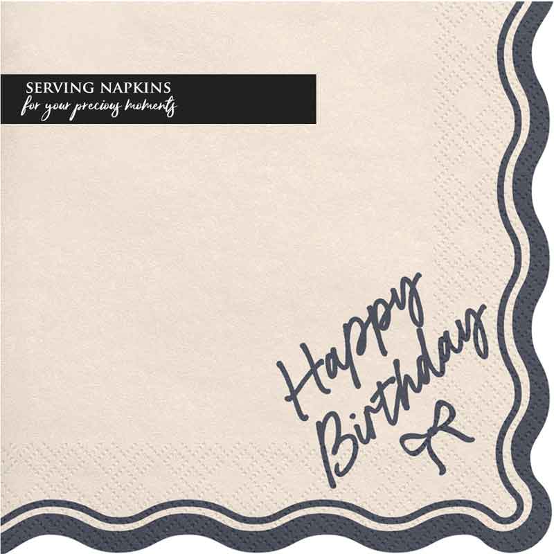 Bows Napkins 12pk