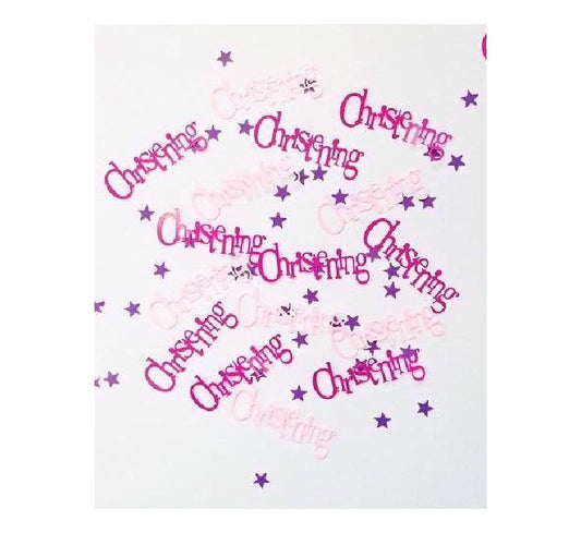 Christening Confetti - Pink